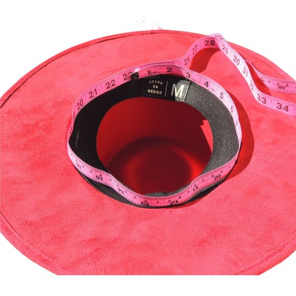 Handmade wide brim hat made in Mexico hand painted - Picture 16 of 16